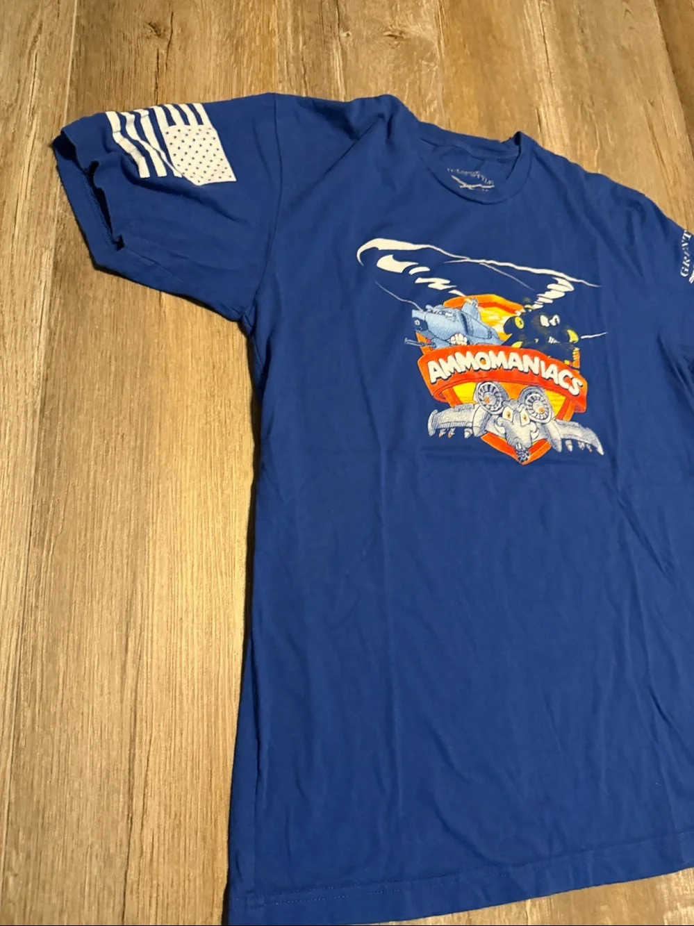 Grunt Style Blue Ammomaniacs Graphic Tee
